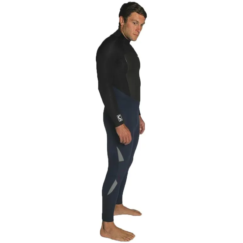 C-Skins Legend 5:4:3 Men's Back Zip Wetsuit Blue/Black-2